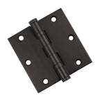Door Hinge 3.5 x 3.5 Solid Brass Ball Bearing – Oil Rubbed Bronze (US10B)