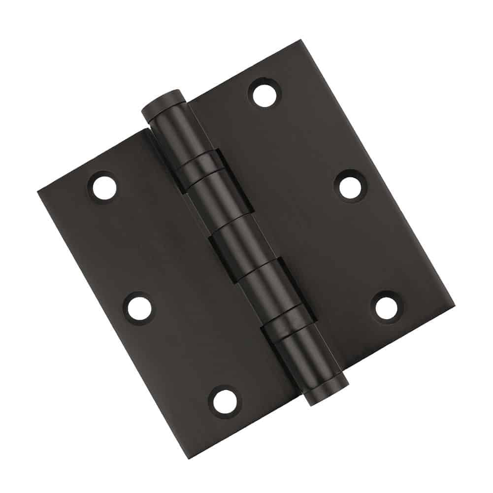Door Hinge 3.5 x 3.5 Solid Brass Ball Bearing – Oil Rubbed Bronze (US10B)