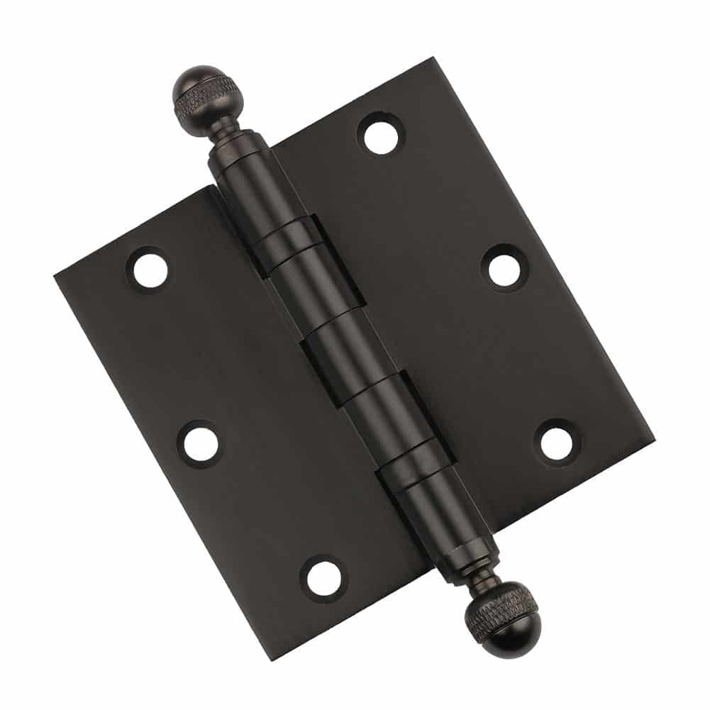 Door Hinge 3.5 x 3.5 Solid Brass Ball Bearing – Oil Rubbed Bronze (US10B)