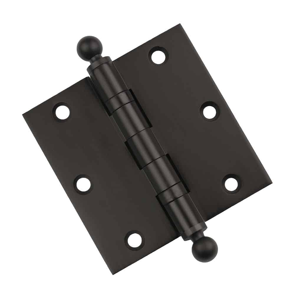 Door Hinge 3.5 x 3.5 Solid Brass Ball Bearing – Oil Rubbed Bronze (US10B)