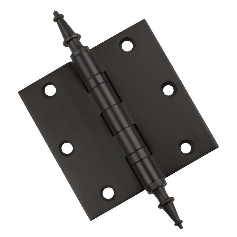 Door Hinge 3.5 x 3.5 Solid Brass Ball Bearing – Oil Rubbed Bronze (US10B)