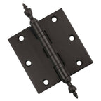 Door Hinge 3.5 x 3.5 Solid Brass Ball Bearing – Oil Rubbed Bronze (US10B)
