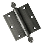 Door Hinge 3.5 x 3.5 Solid Brass Ball Bearing – Pewter (US17A)