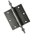 Door Hinge 3.5 x 3.5 Solid Brass Ball Bearing – Pewter (US17A)