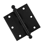 Door Hinge 3.5 x 3.5 Solid Brass Ball Bearing – Black (US19)
