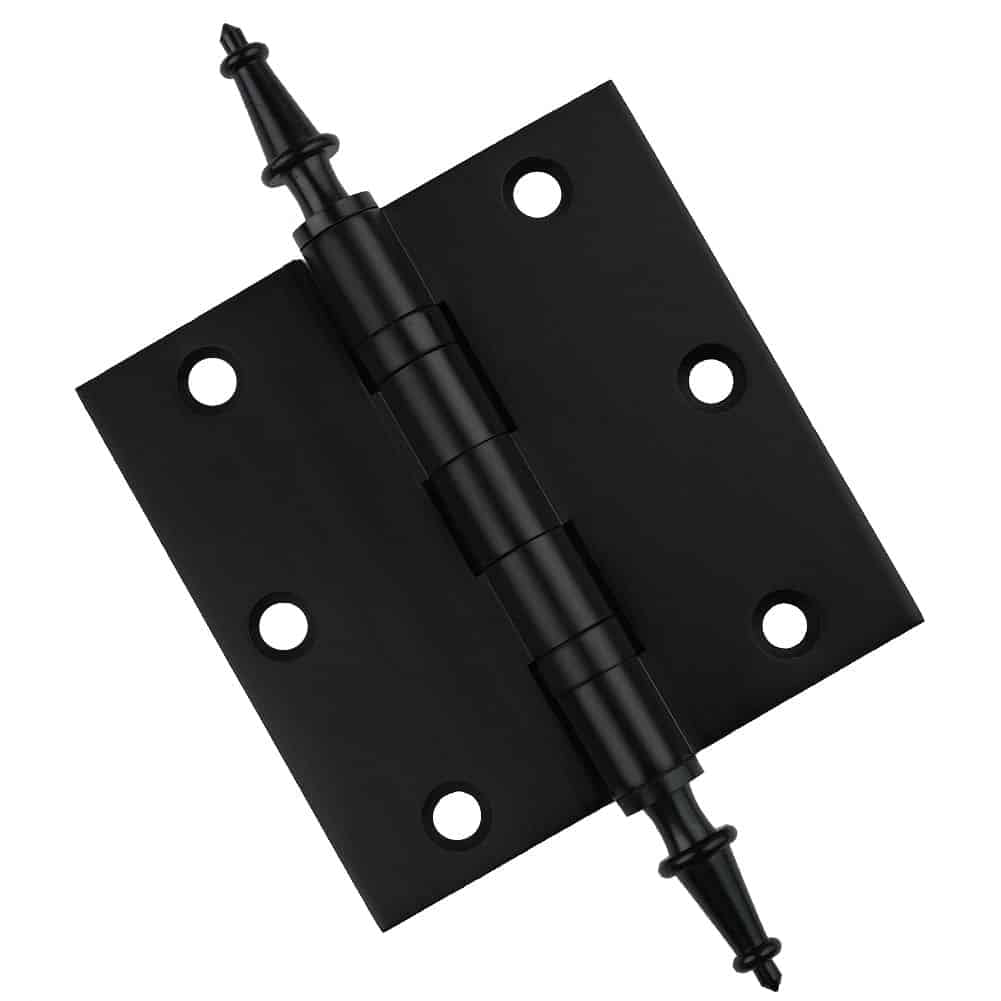 Door Hinge 3.5 x 3.5 Solid Brass Ball Bearing – Black (US19)