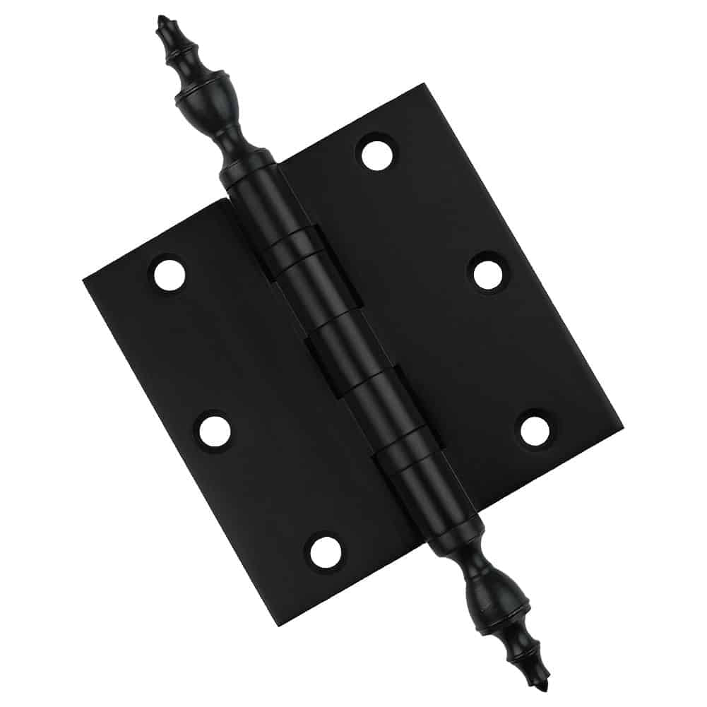 Door Hinge 3.5 x 3.5 Solid Brass Ball Bearing – Black (US19)