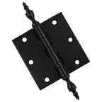Door Hinge 3.5 x 3.5 Solid Brass Ball Bearing – Black (US19)