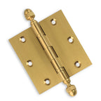 Door Hinge 3.5 x 3.5 Solid Brass Ball Bearing – Satin Brass (US4)