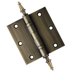 Door Hinge 3.5 x 3.5 Inch Solid Brass Ball Bearing – Antique Brass (US5)