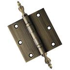 Door Hinge 3.5 x 3.5 Inch Solid Brass Ball Bearing – Antique Brass (US5)