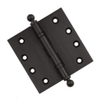Door Hinge 4.5 x 4.5 Inch Solid Brass Ball Bearing – Oil Rubbed Bronze (US10B)