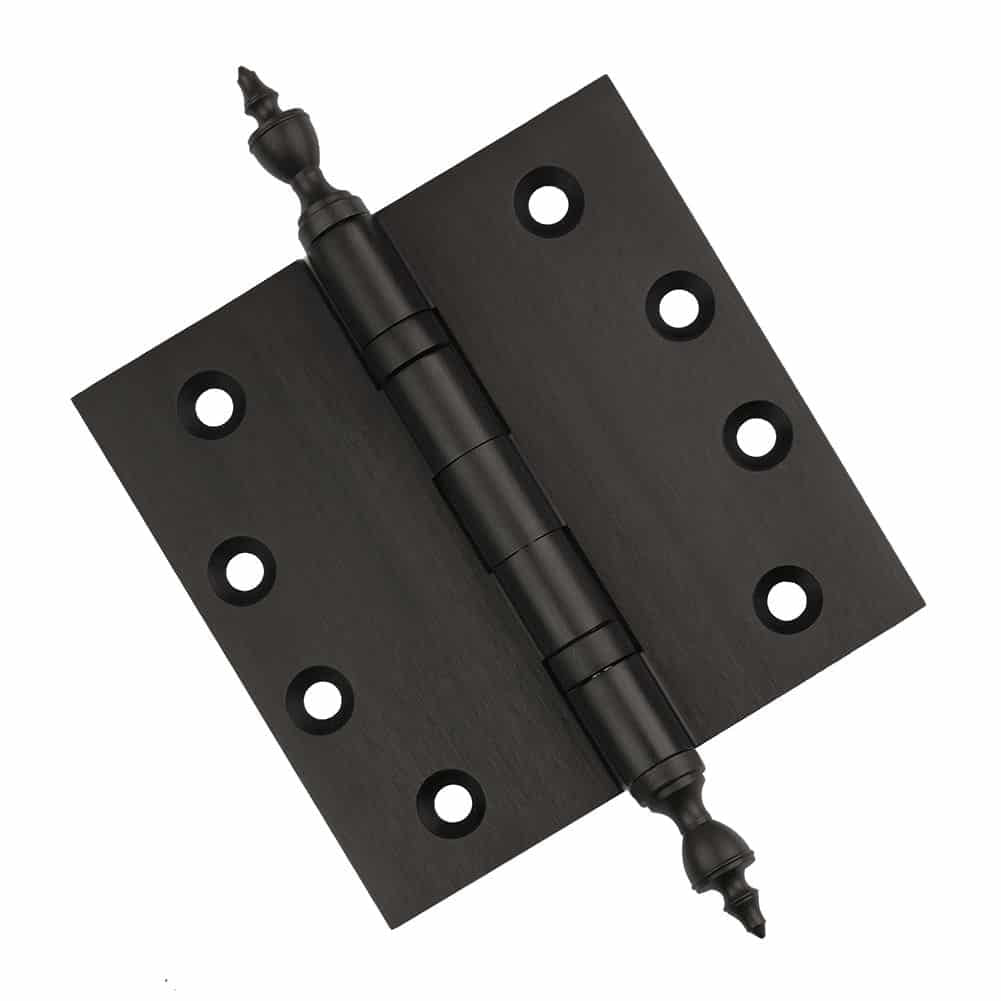 Door Hinge 4.5 x 4.5 Inch Solid Brass Ball Bearing – Oil Rubbed Bronze (US10B)