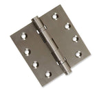 Door Hinge 4 x 4 Inch Solid Brass Ball Bearing – Satin Nickel (US15)