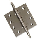 Door Hinge 4.5 x 4.5 Inch Solid Brass Ball Bearing – Satin Nickel (US15)