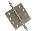 Door Hinge 4 x 4 Inch Solid Brass Ball Bearing – Satin Nickel (US15)