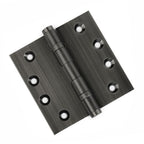 Door Hinge 4.5 x 4.5 Inch Solid Brass Ball Bearing – Pewter (US17A)