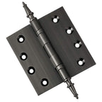 Door Hinge 4.5 x 4.5 Inch Solid Brass Ball Bearing – Pewter (US17A)