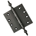 Door Hinge 4.5 x 4.5 Inch Solid Brass Ball Bearing – Pewter (US17A)