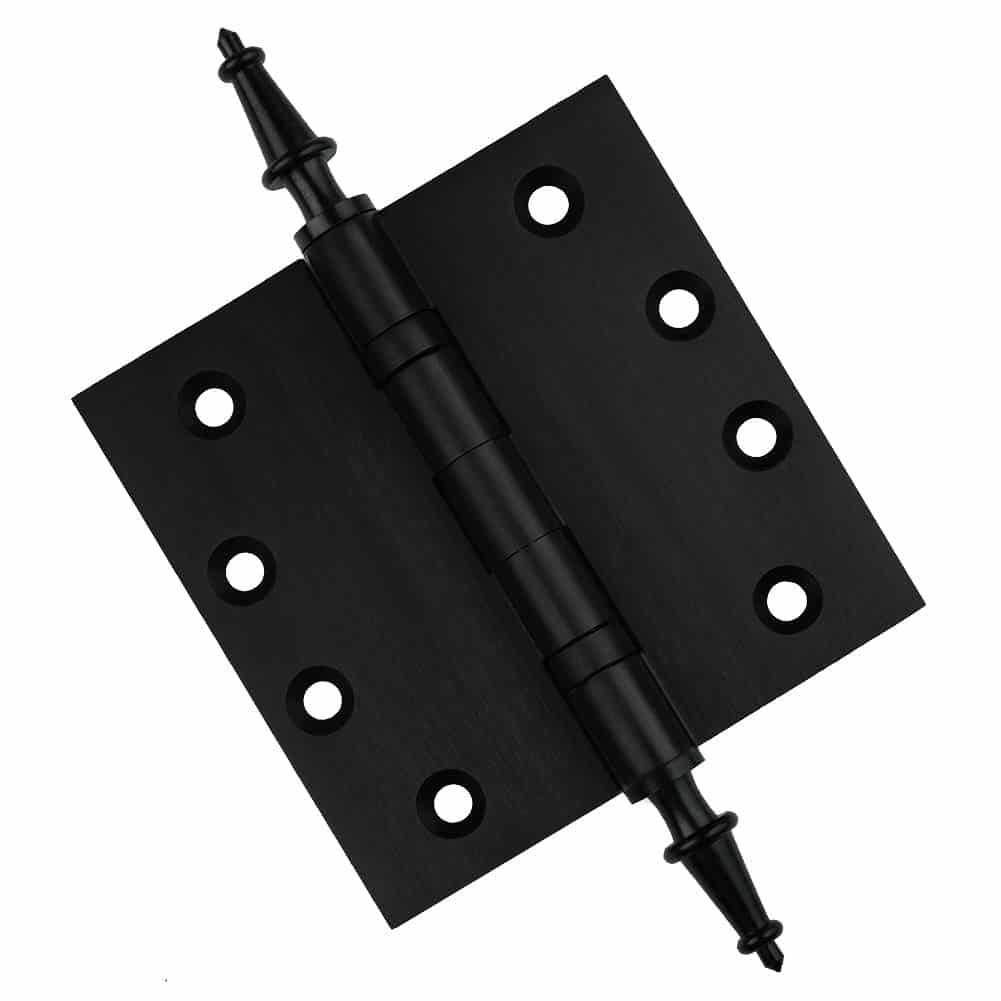 Door Hinge 4.5 x 4.5 Inch Solid Brass Ball Bearing – Black (US19)