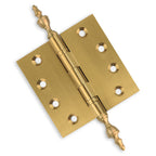 Door Hinge 4 x 4 Inch Solid Brass Ball Bearing – Satin Brass (US4)