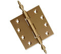 Door Hinge 4.5 x 4.5 Inch Solid Brass Ball Bearing – Satin Brass (US4)