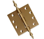 Door Hinge 4.5 x 4.5 Inch Solid Brass Ball Bearing – Satin Brass (US4)