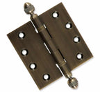 Door Hinge 4.5 x 4.5 Inch Solid Brass Ball Bearing – Antique Brass (US5)