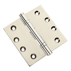 Door Hinge 4.5 x 4.5 Inch Solid Brass Ball Bearing – Polished Nickel (US14)