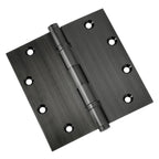 Door Hinge 5 x 5 Inch Solid Brass Ball Bearing – Pewter (US17A)