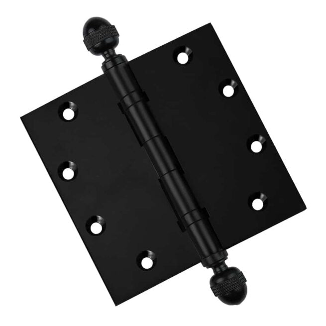 Door Hinge 5 x 5 Inch Solid Brass Ball Bearing – Black (US19)