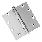Door Hinge 5 x 5 Inch Solid Brass Ball Bearing – Polished Chrome (US26)