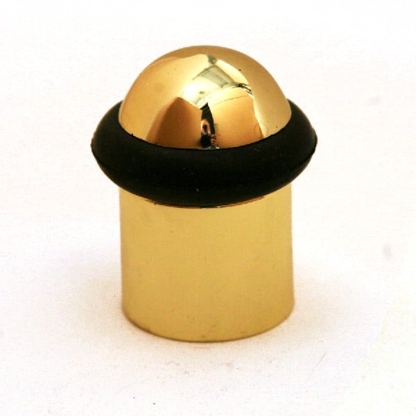 Dome Door Stop Solid Brass Architectural Floor Mounted Doorstop
