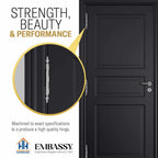 Door Hinge 3.5 x 3.5 Solid Brass Ball Bearing – Satin Nickel (US15)