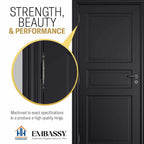 Door Hinge 3 x 3 Solid Brass – Pewter (US17A)