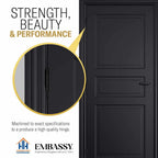 Door Hinge 3 x 3 Solid Brass – Black (US19)