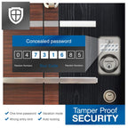 Keyless Entry Electronic Door Lock with Illuminated Antimicrobial Keypad & Security Deadbolt Lock EL1