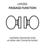 Lawrence Cylindrical Standard Duty Commercial Knob Lockset - Oil Rubbed Bronze