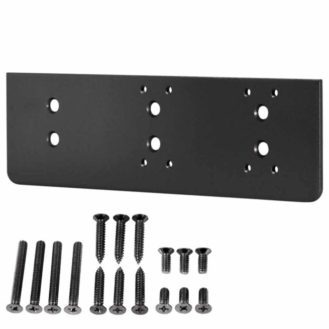 Drop Plate for LH8016 Door Closer, Top Jamb Mount — LHDPSS34