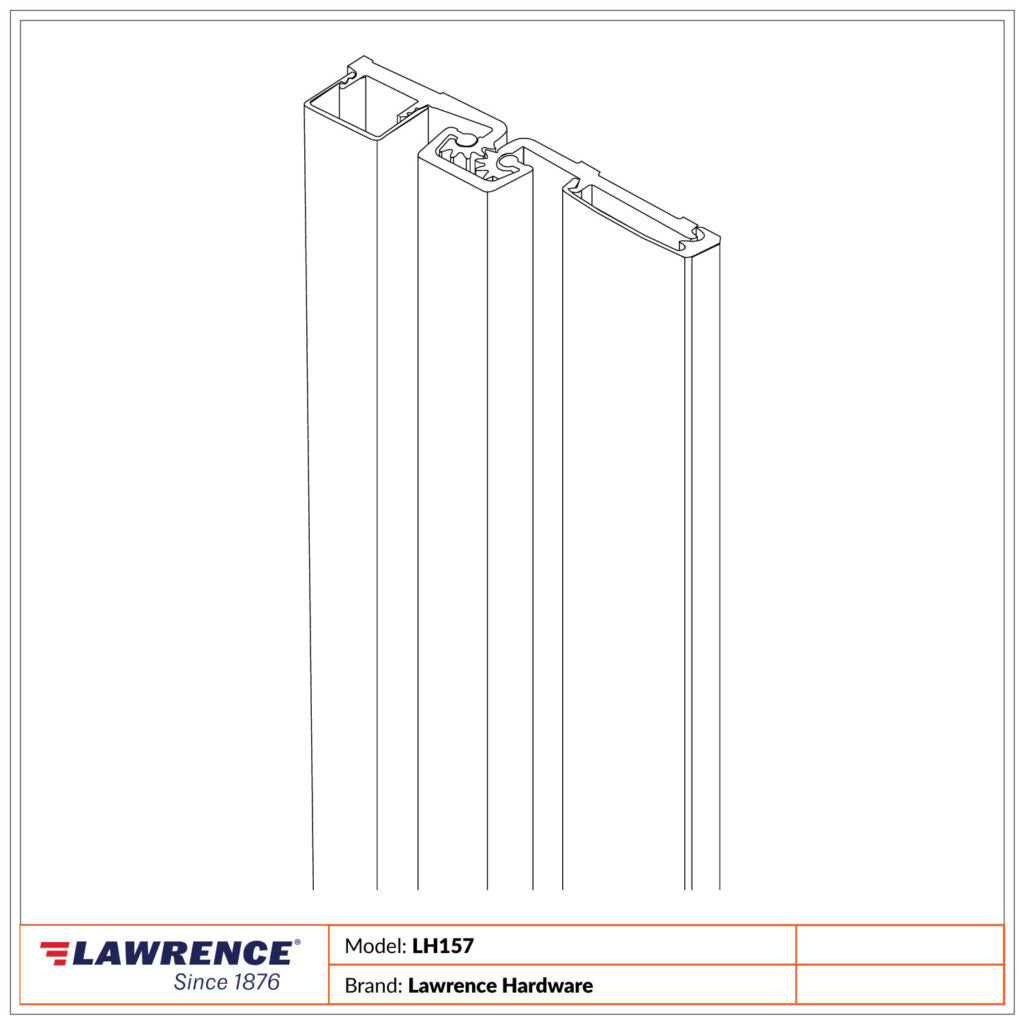 Heavy Duty Continuous Geared Hinge, Full Surface Aluminum