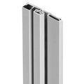Heavy Duty Continuous Geared Hinge, Full Surface Aluminum