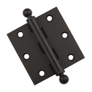3 Inch Oil Rubbed Bronze Door Hinges Acorn Tips Finials oil rubbed bronze hinge'
