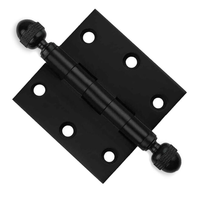 Door Hinge 3 x 3 Solid Brass  - Black (US19) - Image 4