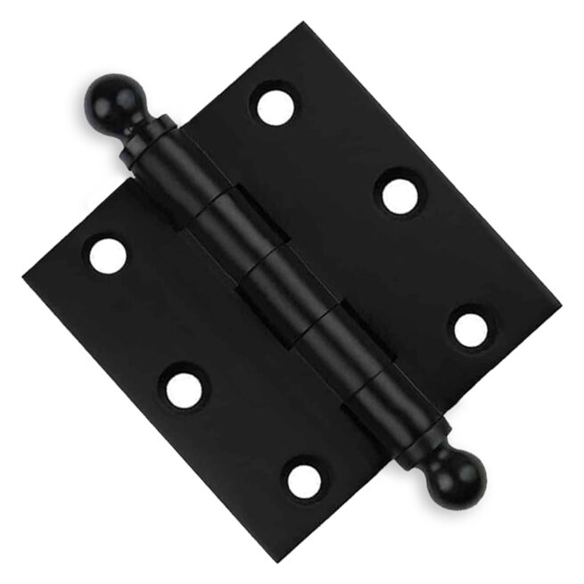 Door Hinge 3 x 3 Solid Brass  - Black (US19) - Image 3