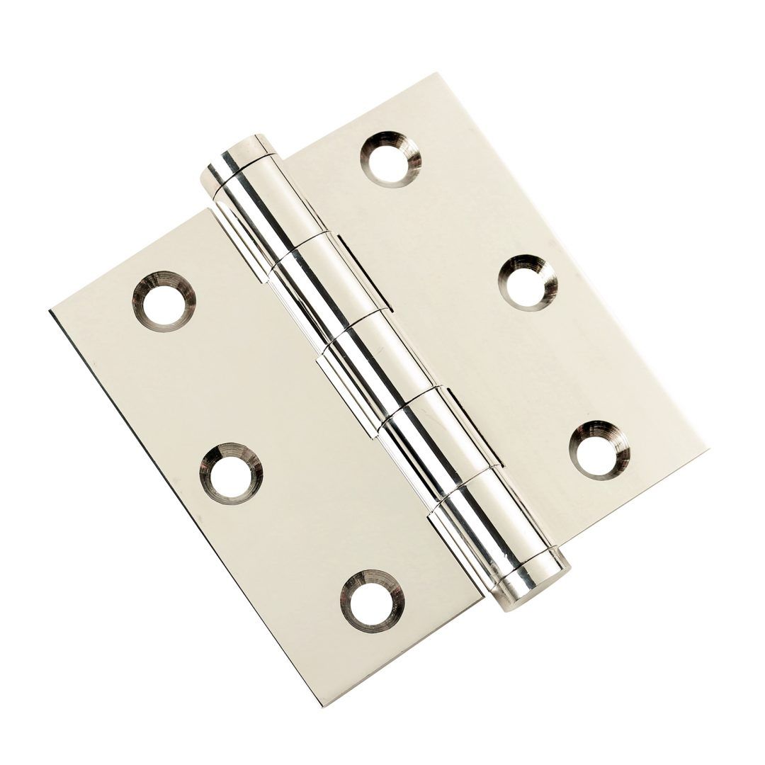 Door Hinge 3 x 3 Polished Nickel at Homebuilders Hardware