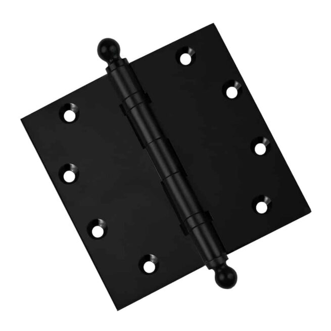 Door Hinge 5 x 5 Inch Solid Brass Ball Bearing - Black (US19) - Image 4
