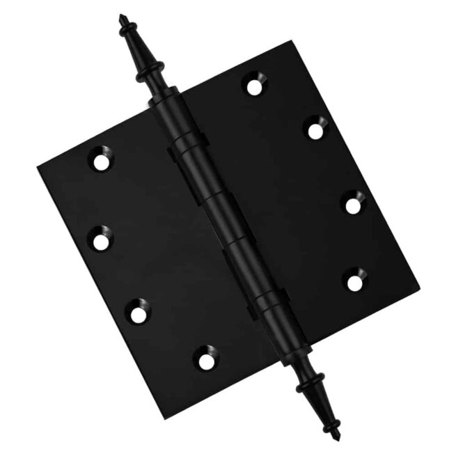 Door Hinge 5 x 5 Inch Solid Brass Ball Bearing - Black (US19) - Image 3