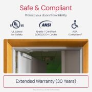 Extra Heavy Duty Commercial Door Closer LH8016 - Image 8