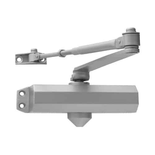 Door Closer, Standard Duty Cast Aluminum Adjustable Commercial, Lawrence Hardware LH303