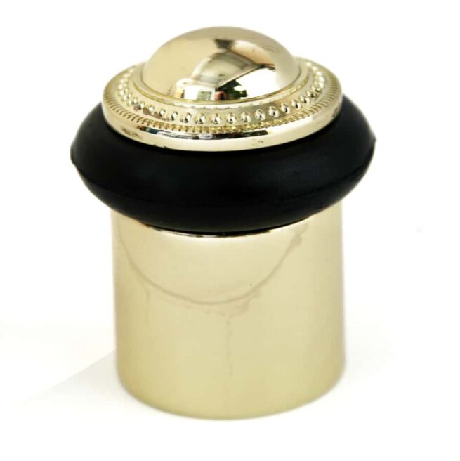 Rope Door Stop Solid Brass Architectural Floor Mounted Doorstop - Image 5